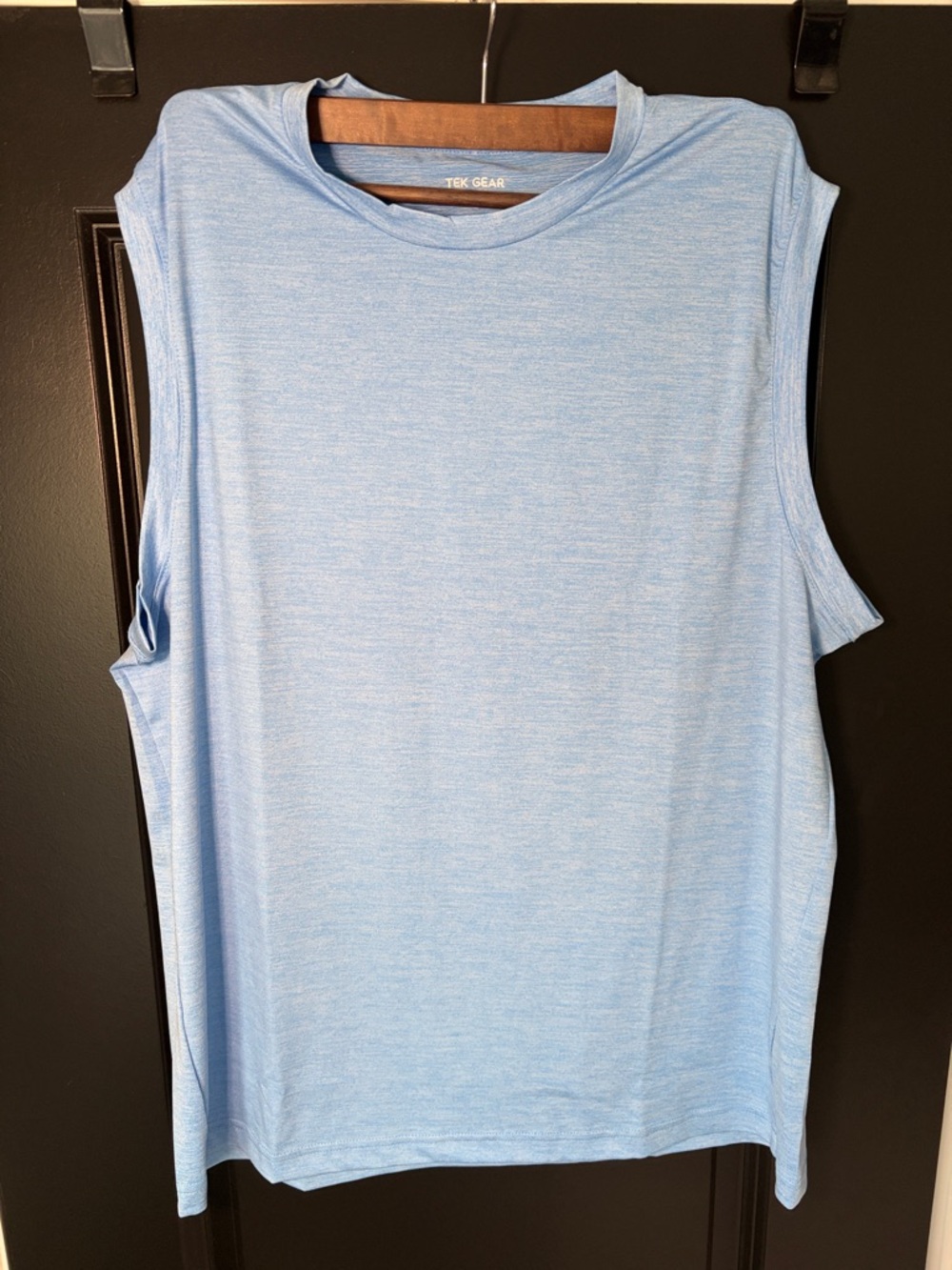tek gear Light Blue Heather Performance Muscle Tank